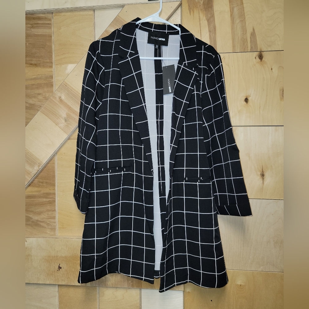 Black & White Blazer